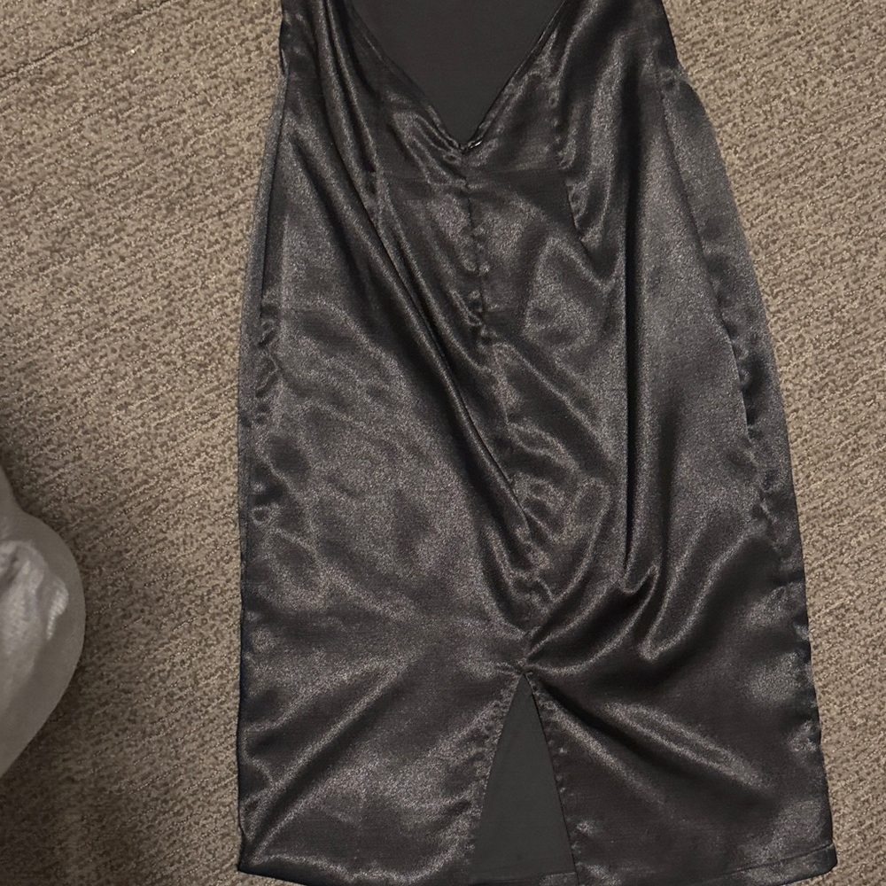 Lulu's Black Backless Dress - Picture 8 of 8